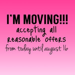 moving sale